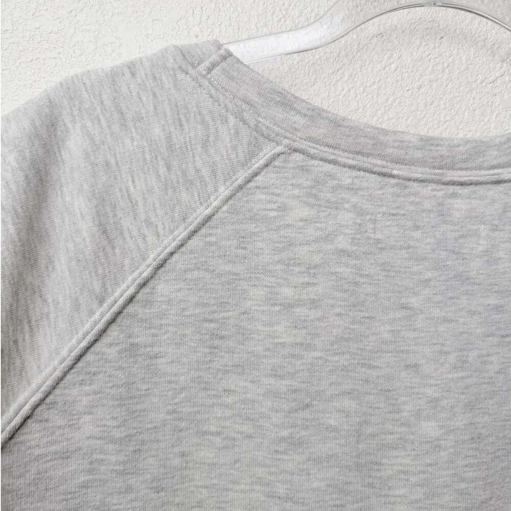Anine Bing Gray Sleeveless Sweater Minimalist Logo Top SM